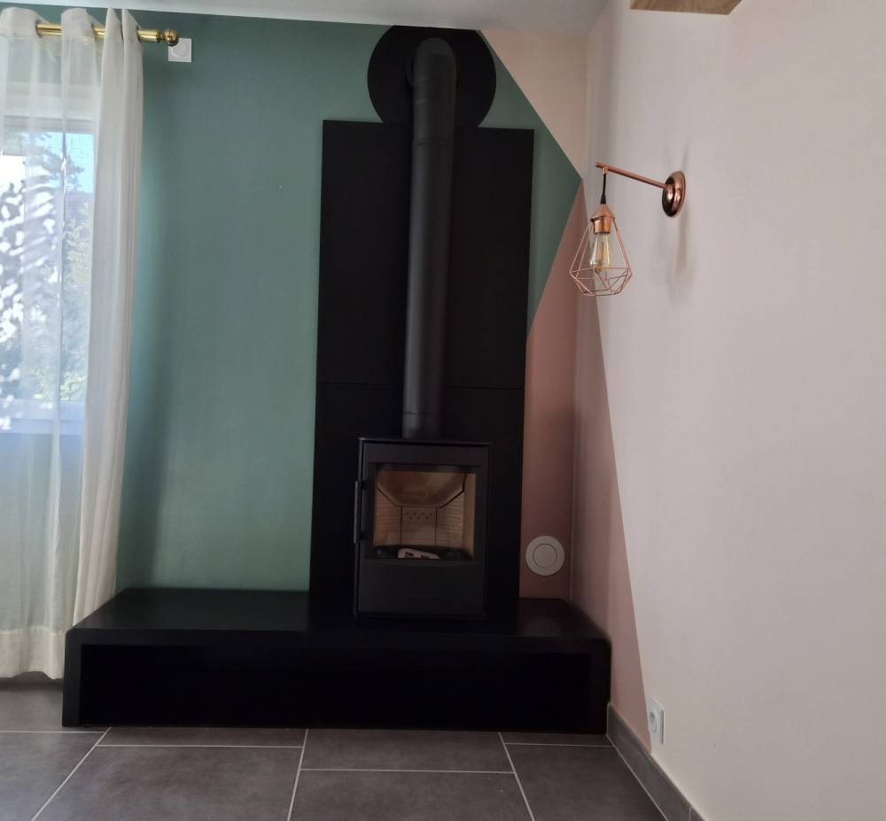 Poêle mini 2 plinthe